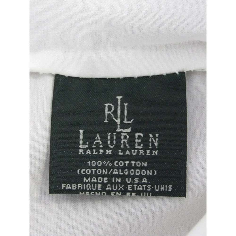 New Ralph Lauren Porcelain Medallion Standard Blue White Pillowcases Set Of 2